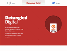 Tablet Screenshot of detangled-digital.com
